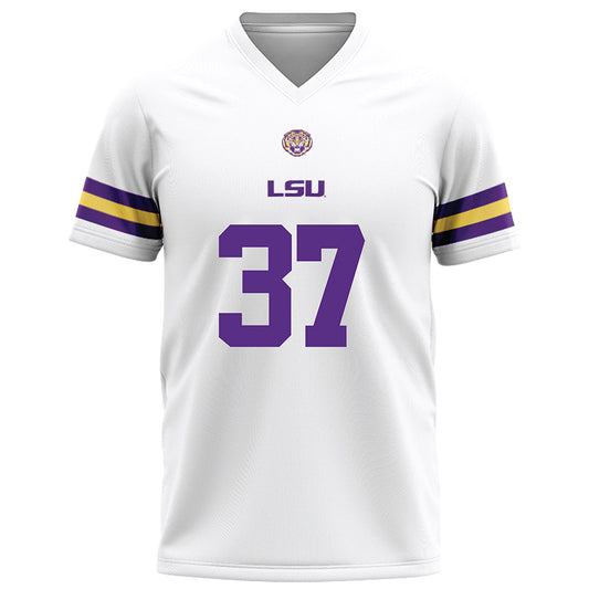 LSU - NCAA Football : Craig Walton Jr - White Football Jersey