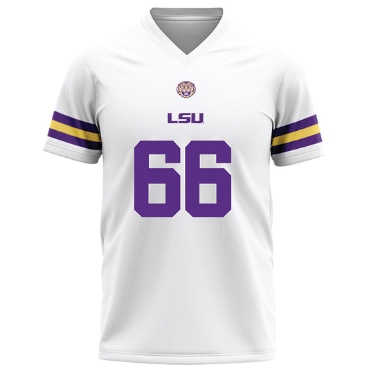 LSU - NCAA Football : Will Campbell - White Football Jersey