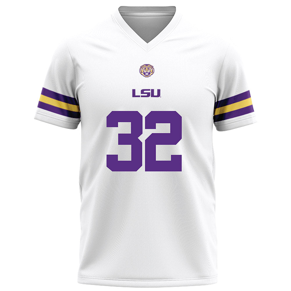 LSU - NCAA Football : Aeron Burrell - White Football Jersey