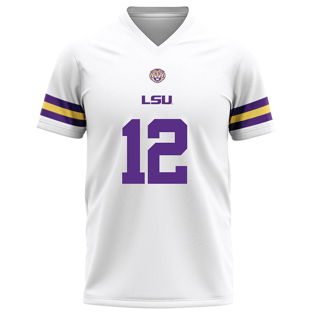 LSU - NCAA Football : Knox Dyson - White Football Jersey