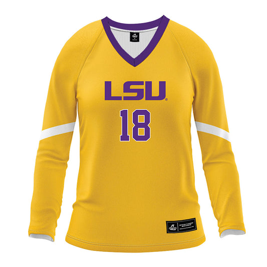 LSU - NCAA Women's Volleyball : Remi Nuss - Gold Volleyball Jersey-0