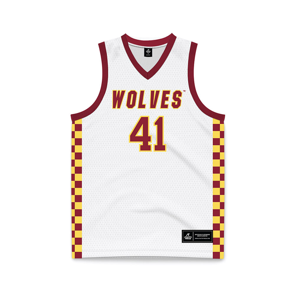 NSU - NCAA Men's Basketball : Marley Baah-Yeboah - White Basketball Jersey