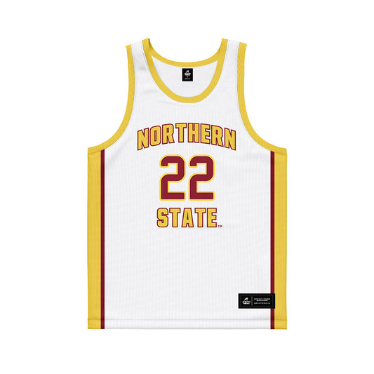 NSU - NCAA Women's Basketball : Ava Hanson - White Basketball Jersey-0