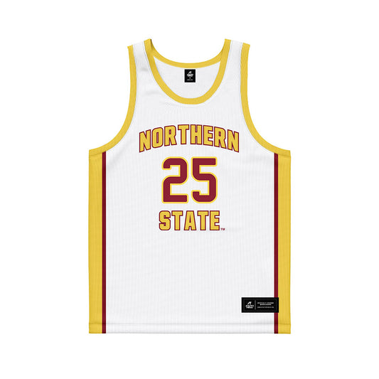 NSU - NCAA Men's Basketball : Parker Lemer - White Basketball Jersey