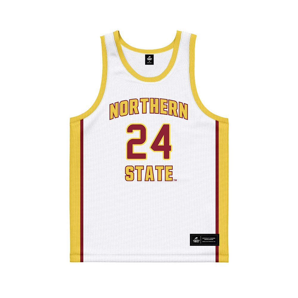 NSU - NCAA Women's Basketball : Carli Kuyper - White Basketball Jersey-0