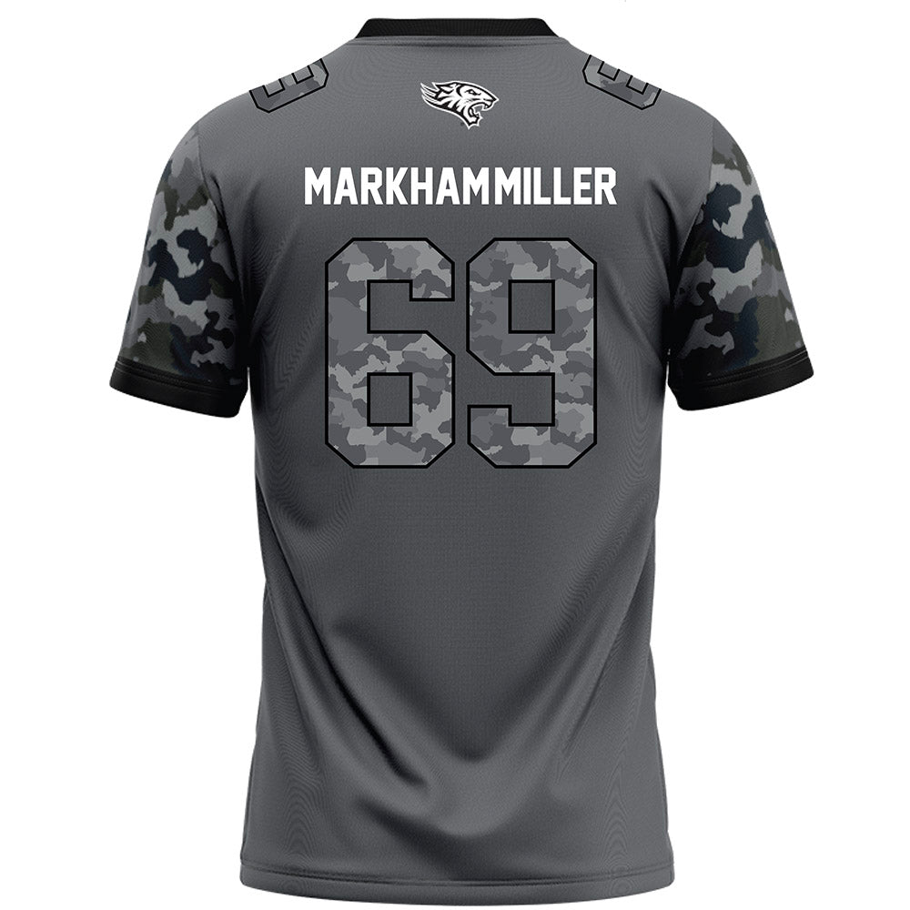 Towson - NCAA Football : Ian Markham-Miller - Dark Grey Jersey