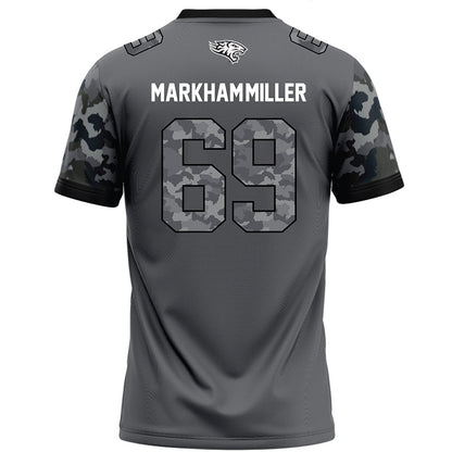 Towson - NCAA Football : Ian Markham-Miller - Dark Grey Jersey