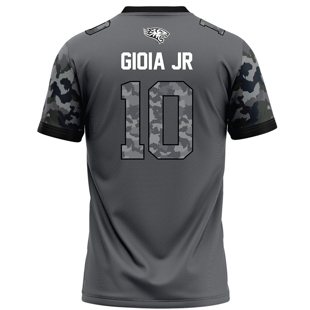 Towson - NCAA Football : John Gioia Jr - Dark Grey Jersey