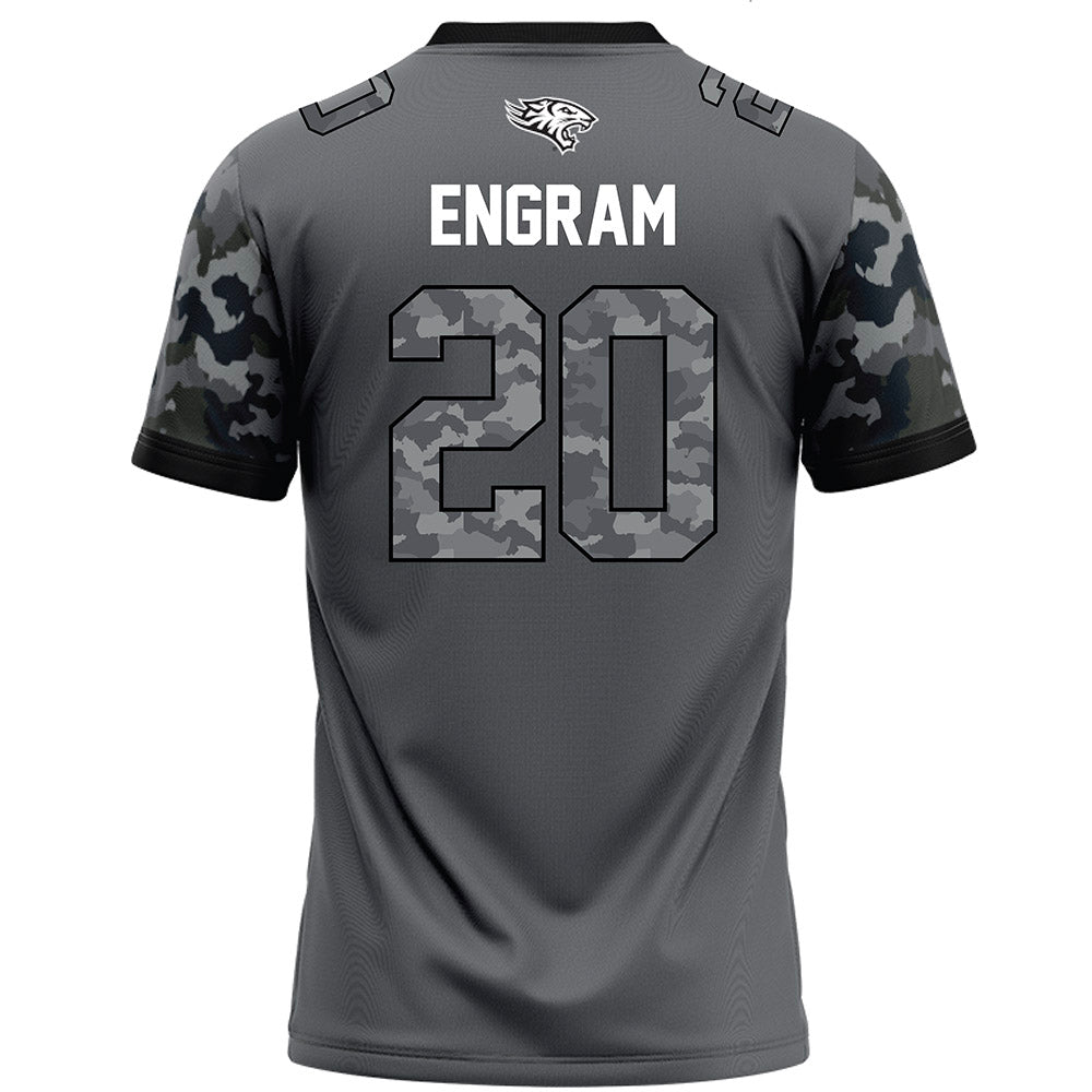Towson - NCAA Football : Trey Engram - Dark Grey Jersey
