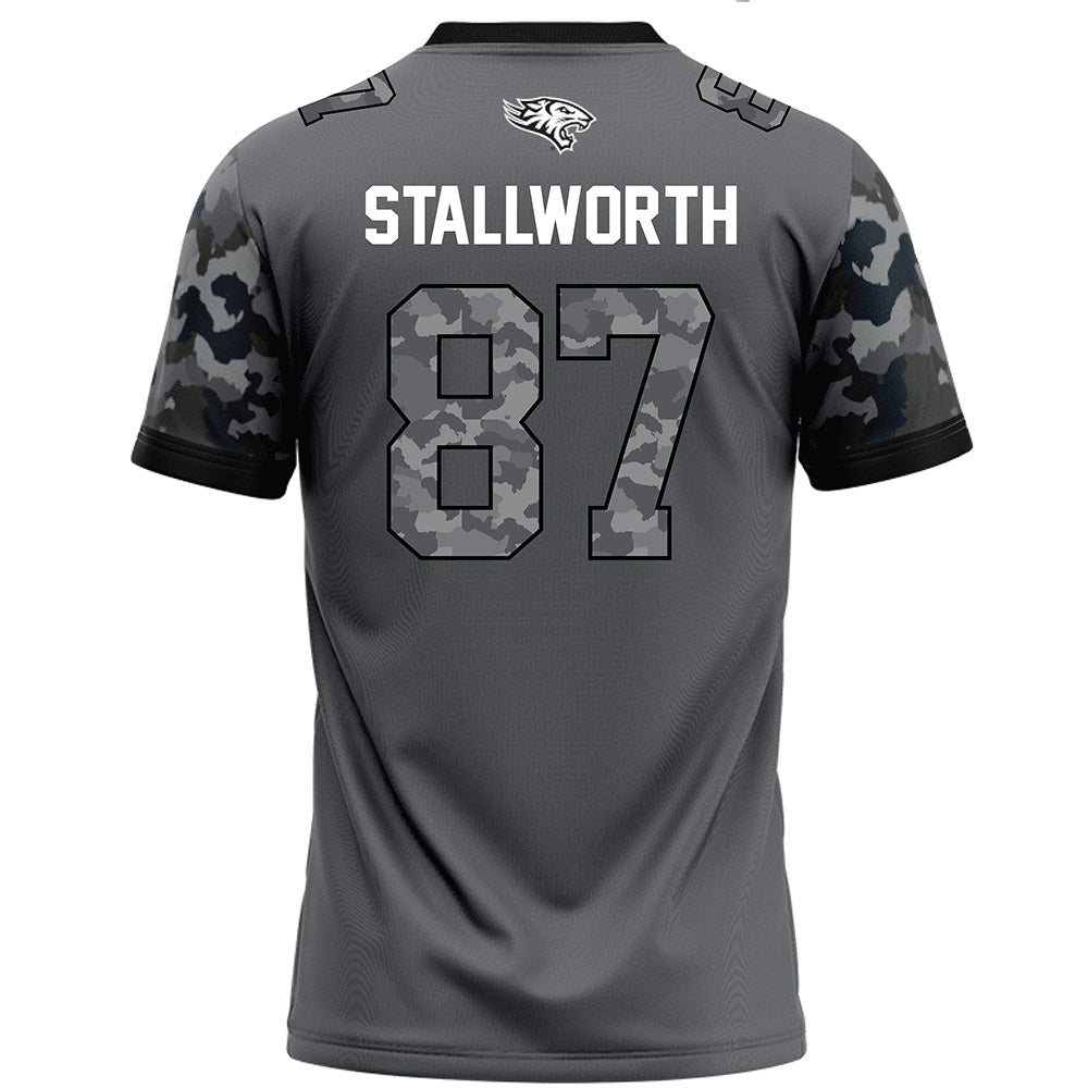 Towson - NCAA Football : Jordan Stallworth - Dark Grey Jersey-1