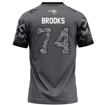 Towson - NCAA Football : KJ Brooks - Dark Grey Jersey
