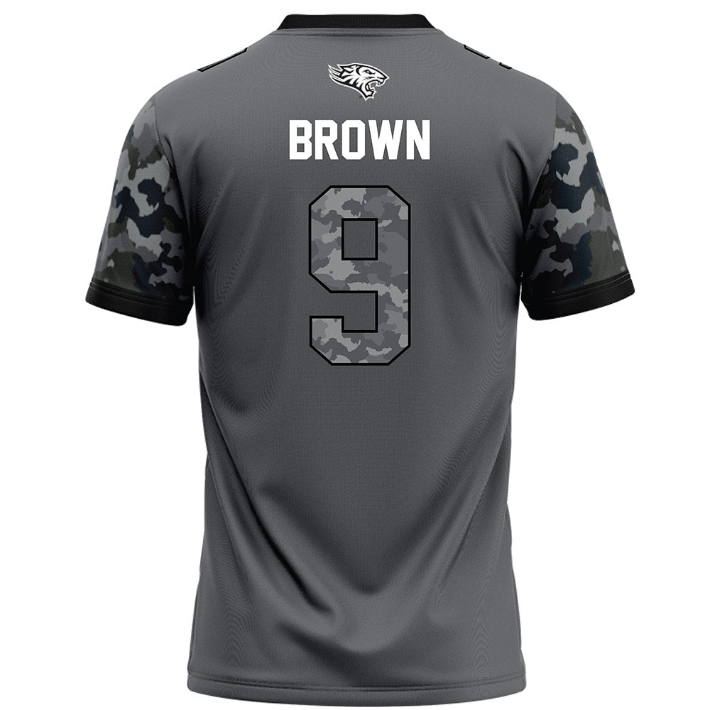 Towson - NCAA Football : Sean Brown - Dark Grey Jersey