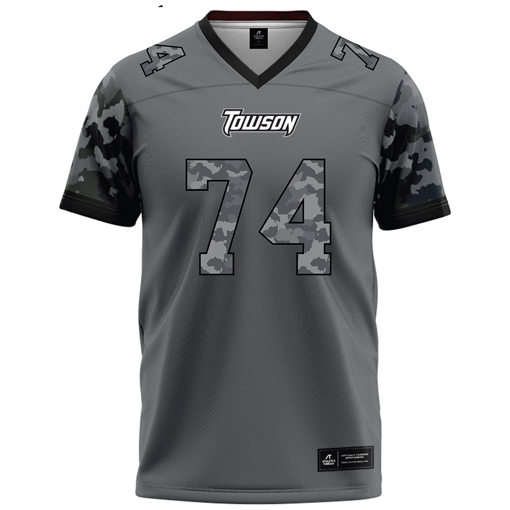 Towson - NCAA Football : KJ Brooks - Dark Grey Jersey