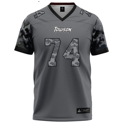 Towson - NCAA Football : KJ Brooks - Dark Grey Jersey