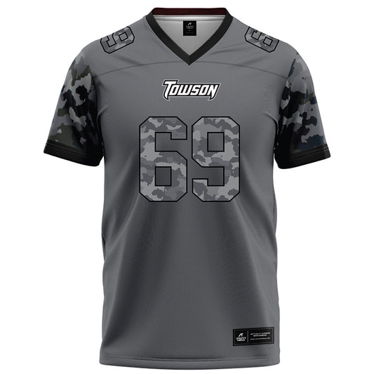 Towson - NCAA Football : Ian Markham-Miller - Dark Grey Jersey