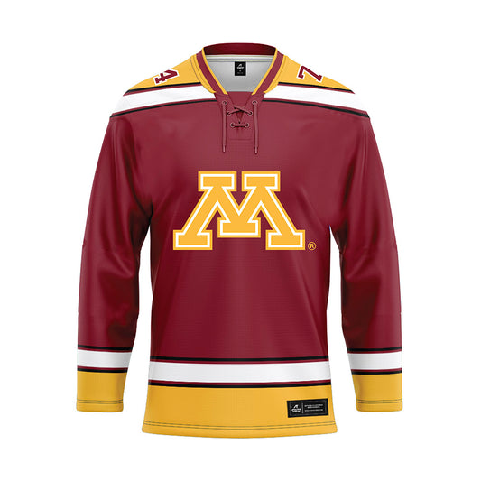 Minnesota - NCAA Men's Ice Hockey : Brodie Ziemer - Maroon Hockey Jersey-0