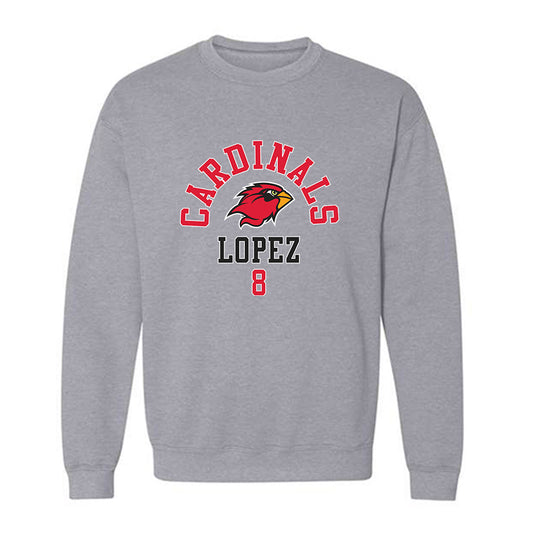 Lamar - NCAA Baseball : Mark Lopez - Classic Fashion Shersey Crewneck Sweatshirt-0
