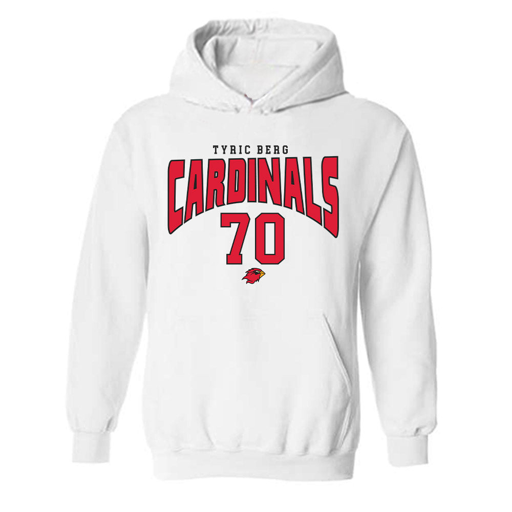 Lamar - NCAA Football : Tyric Berg - Classic Fashion Shersey Hooded Sweatshirt-0