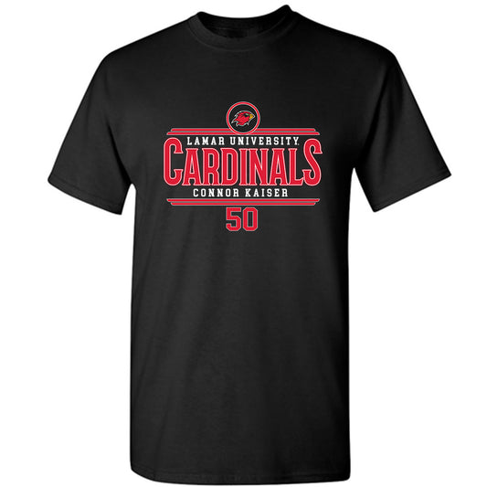 Lamar - NCAA Baseball : Connor Kaiser - Classic Fashion Shersey T-Shirt-0