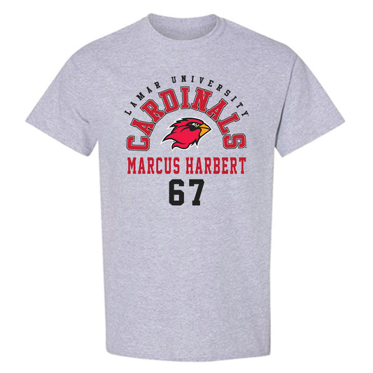 Lamar - NCAA Football : Marcus Harbert - Classic Fashion Shersey T-Shirt-0