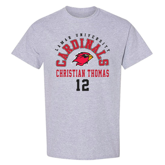 Lamar - NCAA Men's Basketball : Christian Thomas - Classic Fashion Shersey T-Shirt-0
