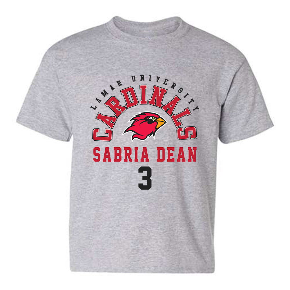 Lamar - NCAA Women's Basketball : Sabria Dean - Classic Fashion Shersey Youth T-Shirt-0