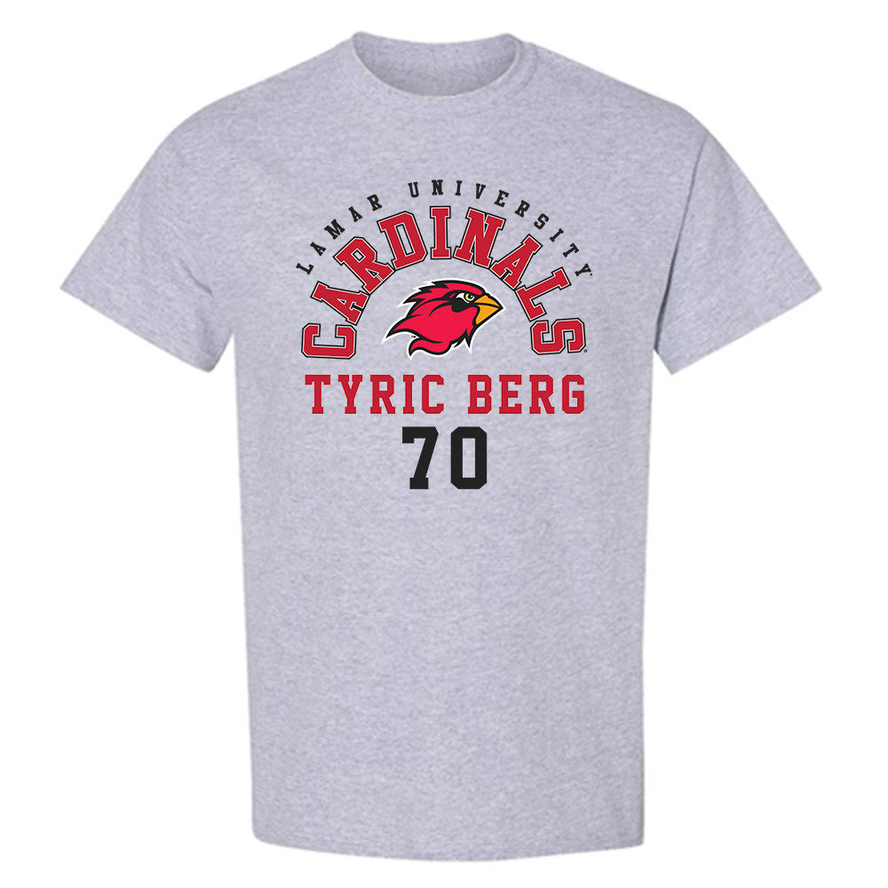 Lamar - NCAA Football : Tyric Berg - Classic Fashion Shersey T-Shirt-0