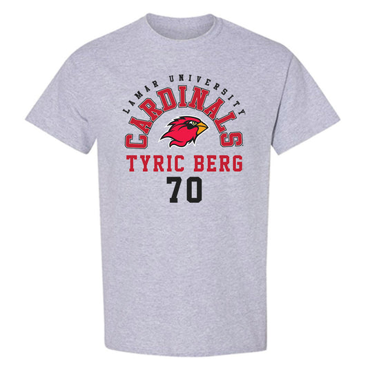 Lamar - NCAA Football : Tyric Berg - Classic Fashion Shersey T-Shirt-0