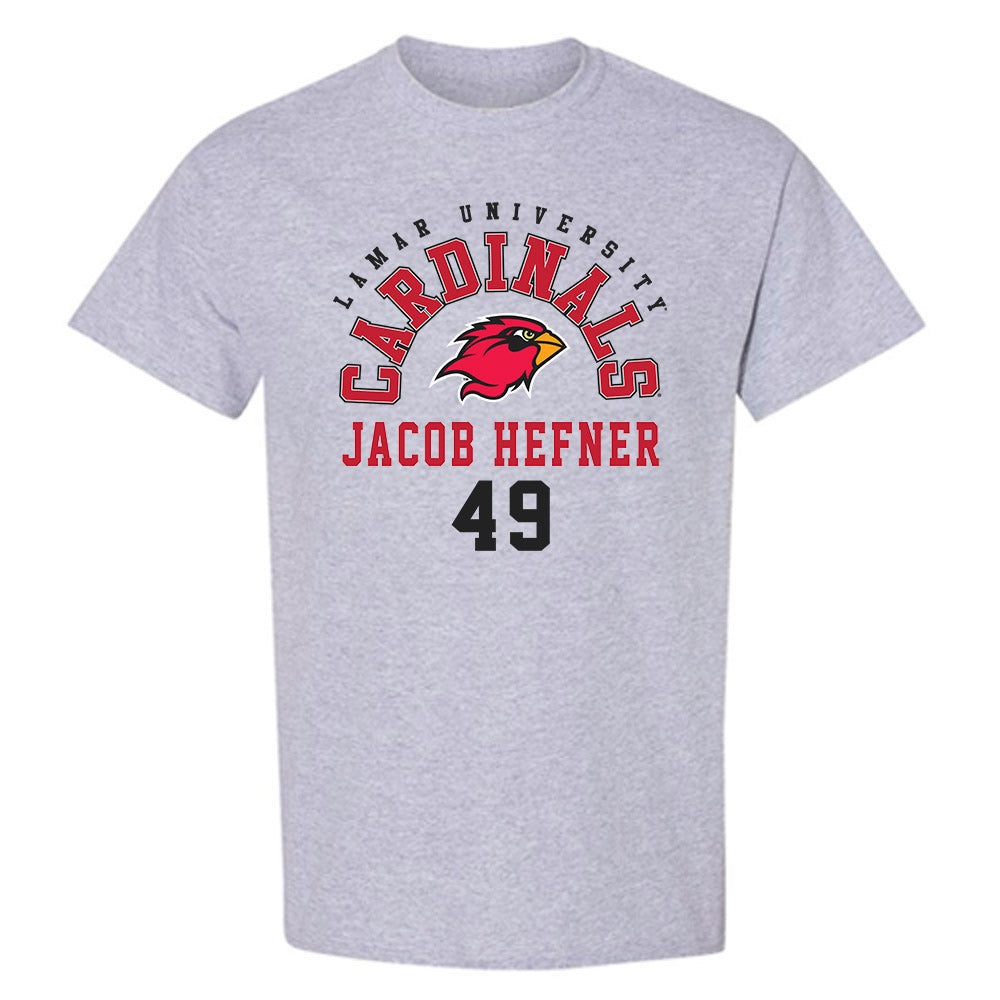 Lamar - NCAA Football : Jacob Hefner - Classic Fashion Shersey T-Shirt-0
