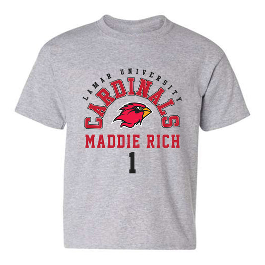 Lamar - NCAA Women's Soccer : Maddie Rich - Classic Fashion Shersey Youth T-Shirt