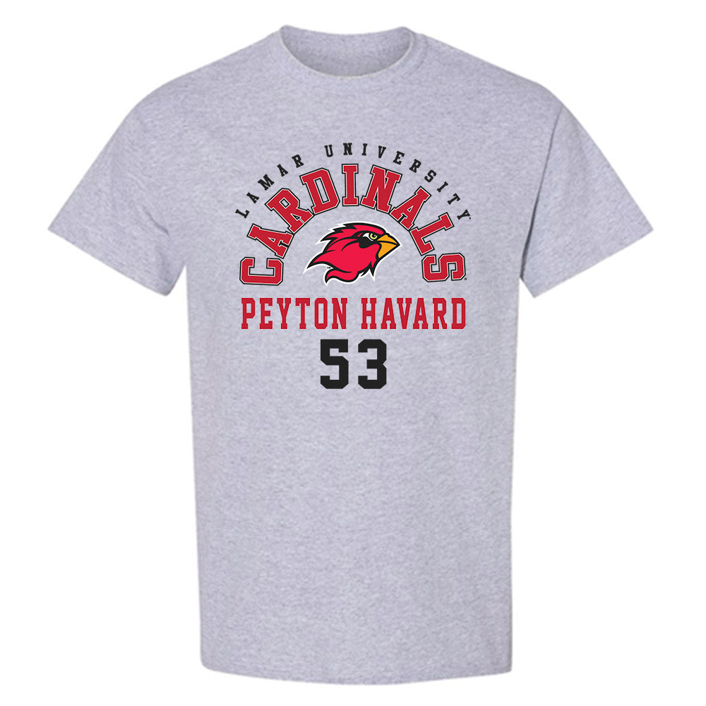 Lamar - NCAA Baseball : Peyton Havard - Classic Fashion Shersey T-Shirt-0