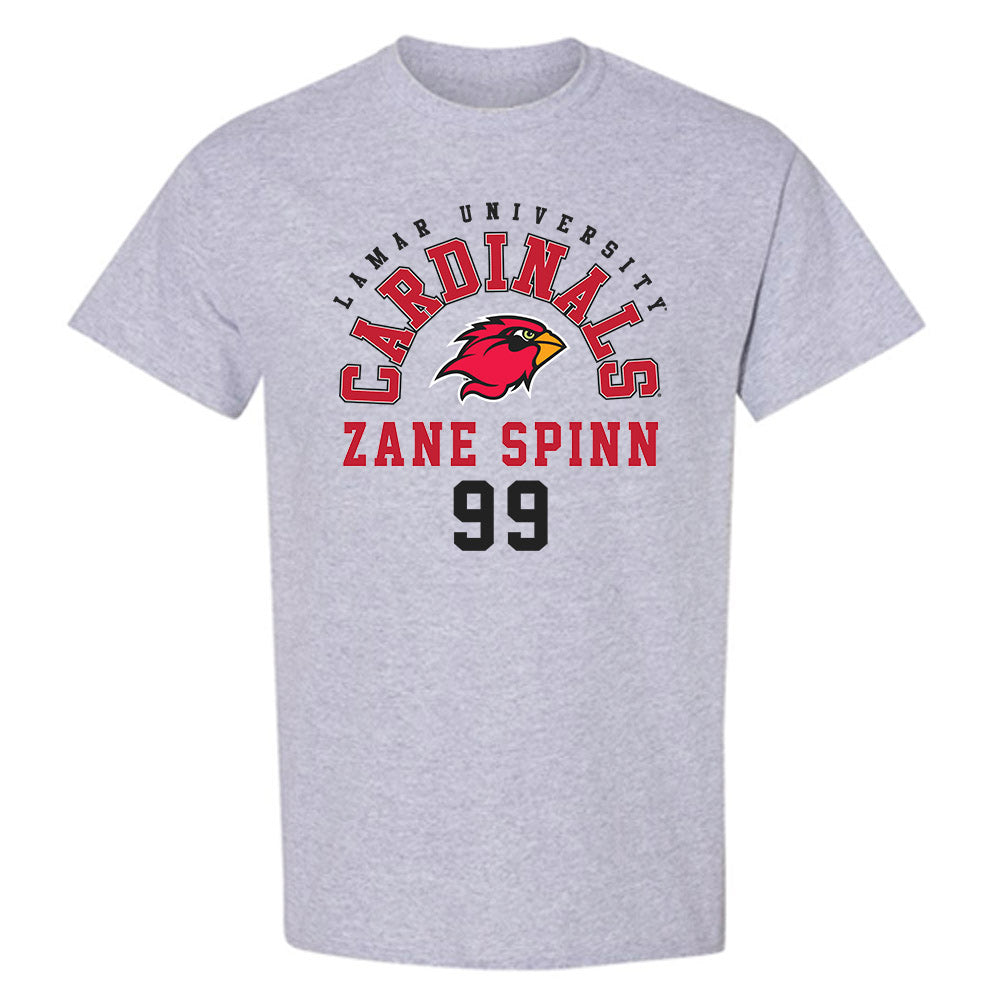 Lamar - NCAA Baseball : Zane Spinn - Classic Fashion Shersey T-Shirt-0