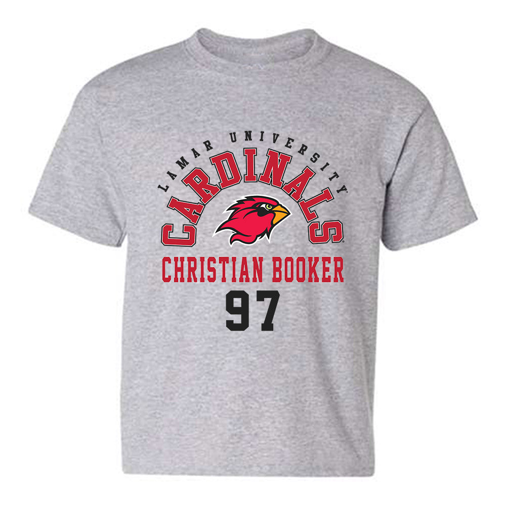 Lamar - NCAA Football : Christian Booker - Classic Fashion Shersey Youth T-Shirt-0