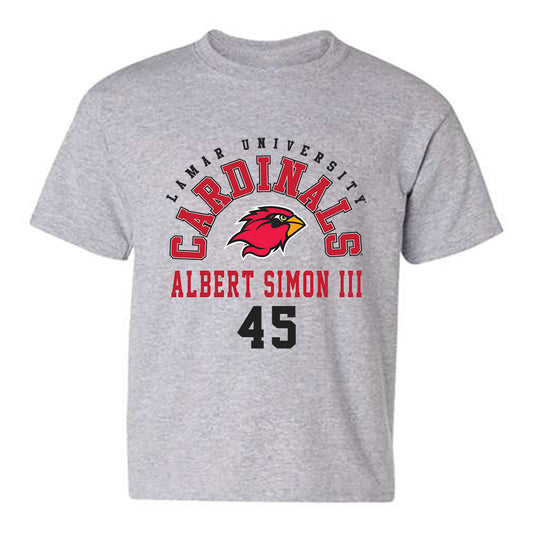 Lamar - NCAA Football : Albert Simon III - Classic Fashion Shersey Youth T-Shirt-0