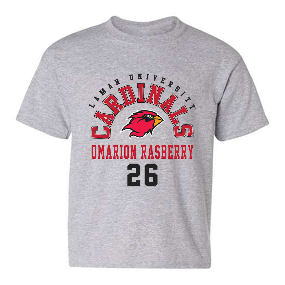 Lamar - NCAA Football : Omarion Rasberry - Classic Fashion Shersey Youth T-Shirt-0