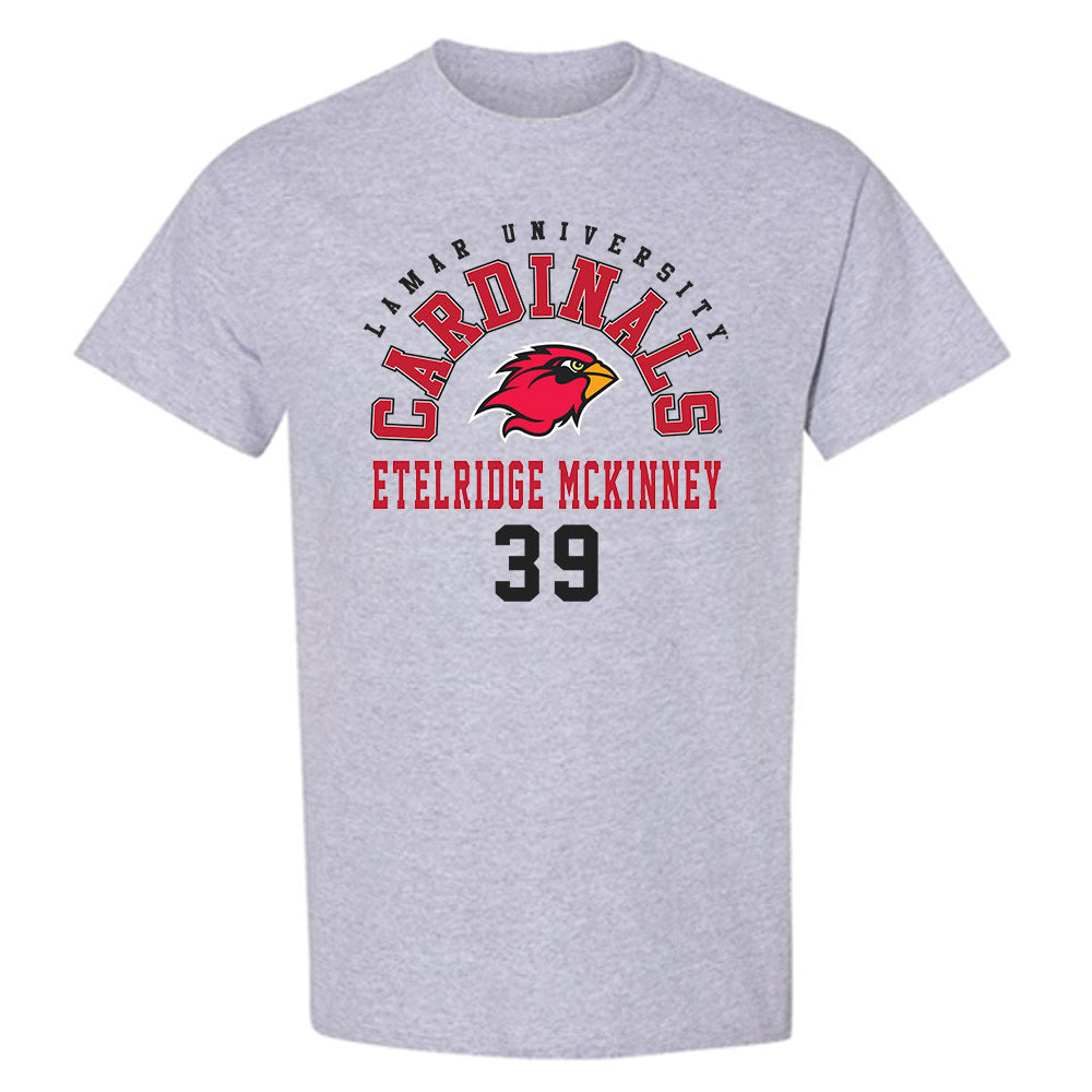Lamar - NCAA Football : Etelridge McKinney - Classic Fashion Shersey T-Shirt-0