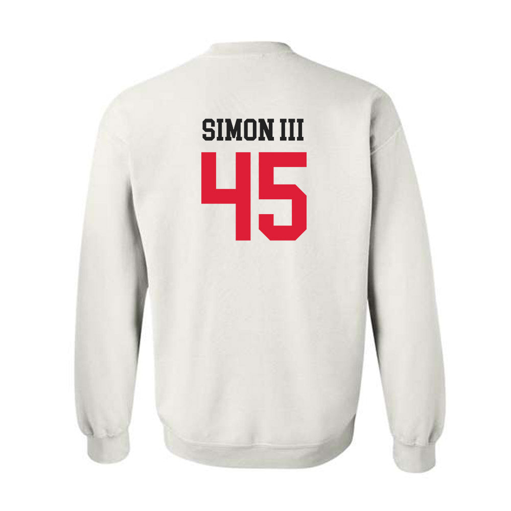 Lamar - NCAA Football : Albert Simon III - Classic Shersey Crewneck Sweatshirt-1