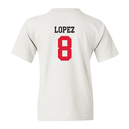 Lamar - NCAA Baseball : Mark Lopez - Classic Shersey Youth T-Shirt-1