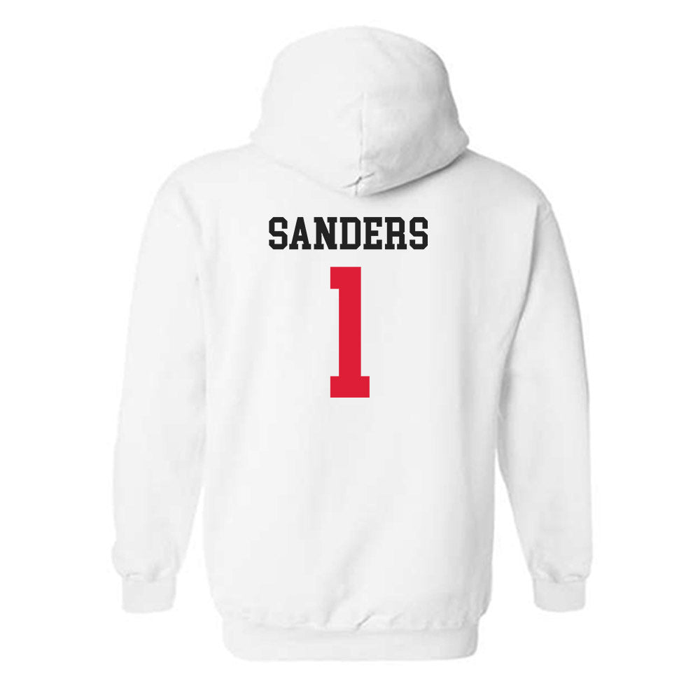 Lamar - NCAA Men's Basketball : Quinton Sanders - Classic Shersey Hooded Sweatshirt-1