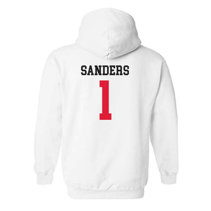 Lamar - NCAA Men's Basketball : Quinton Sanders - Classic Shersey Hooded Sweatshirt-1