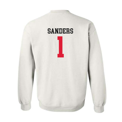 Lamar - NCAA Men's Basketball : Quinton Sanders - Classic Shersey Crewneck Sweatshirt-1