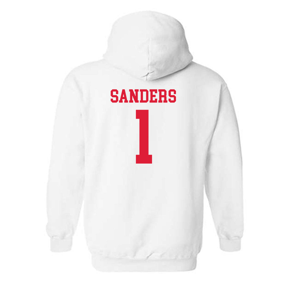 Lamar - NCAA Men's Basketball : Quinton Sanders - Classic Shersey Hooded Sweatshirt-1