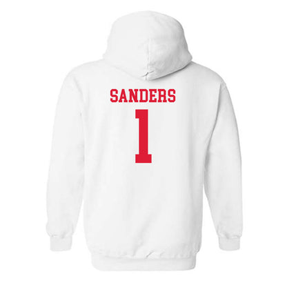 Lamar - NCAA Men's Basketball : Quinton Sanders - Classic Shersey Hooded Sweatshirt-1