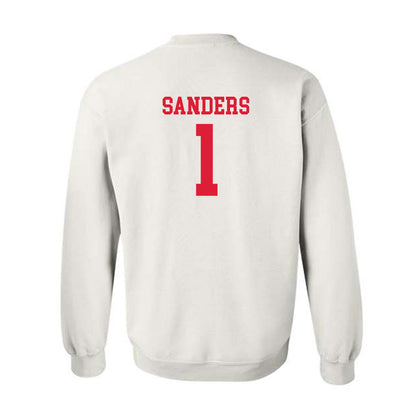 Lamar - NCAA Men's Basketball : Quinton Sanders - Classic Shersey Crewneck Sweatshirt-1