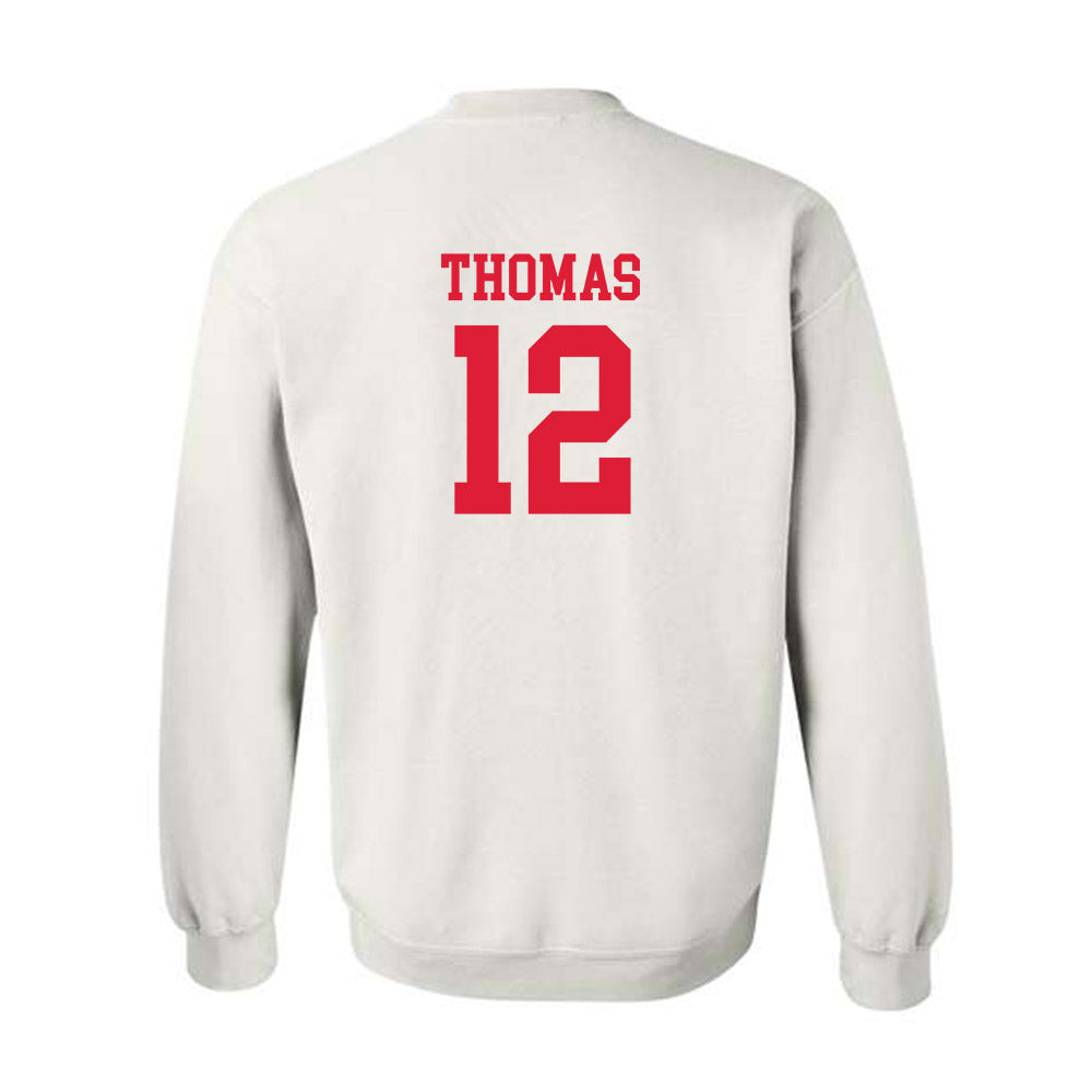 Lamar - NCAA Men's Basketball : Christian Thomas - Classic Shersey Crewneck Sweatshirt-1