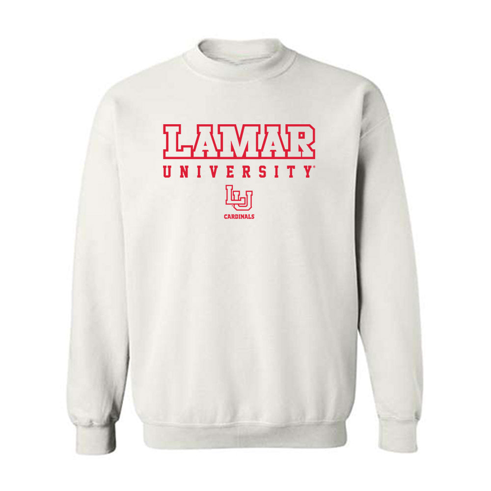 Lamar - NCAA Women's Track & Field : Ahmasia Brown - Classic Shersey Crewneck Sweatshirt-0
