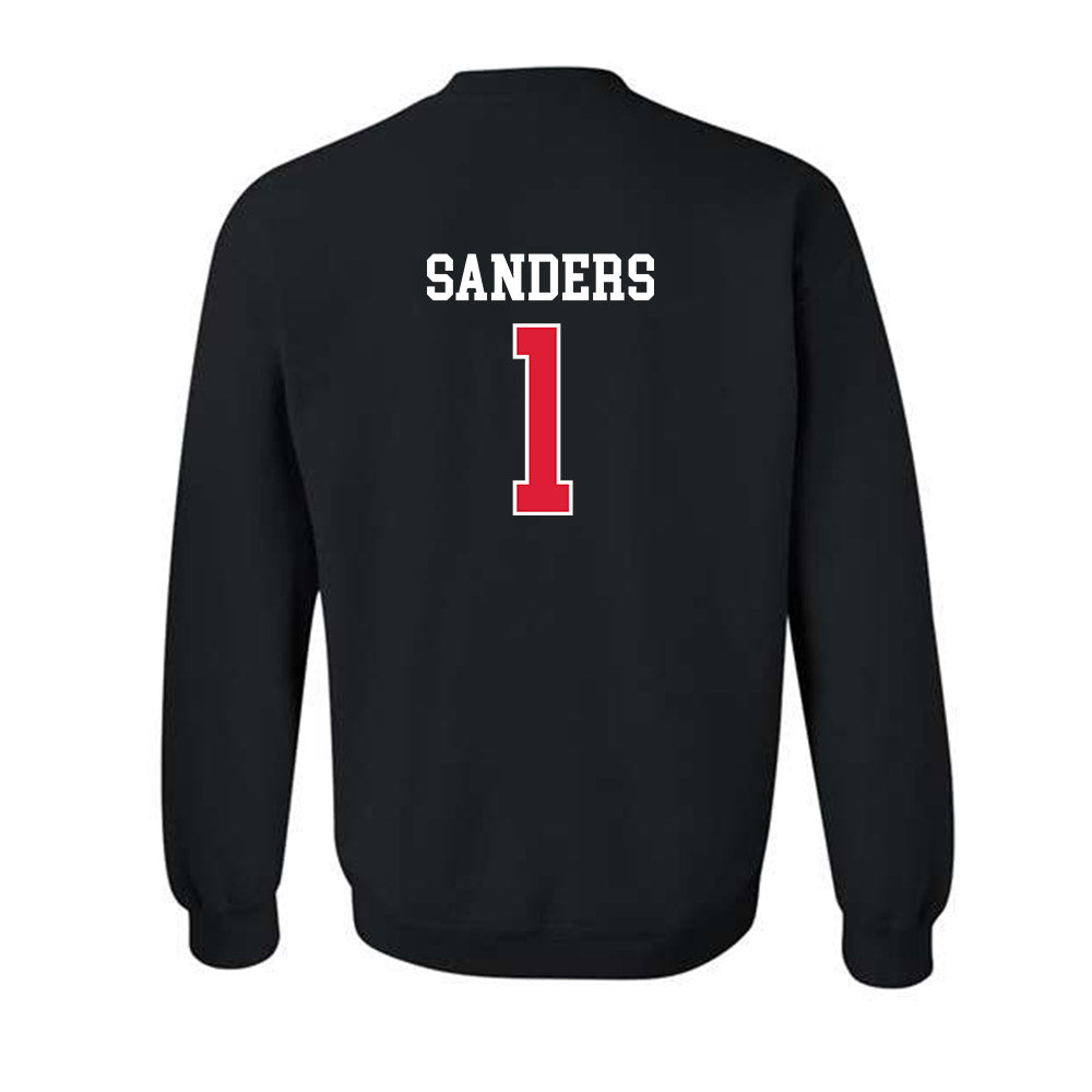 Lamar - NCAA Men's Basketball : Quinton Sanders - Classic Shersey Crewneck Sweatshirt-1