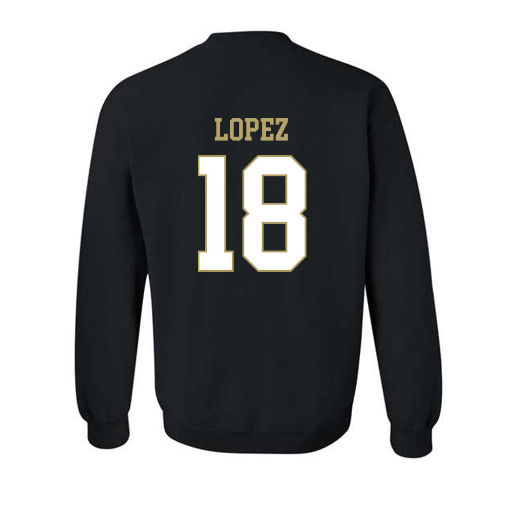Central Florida - NCAA Men's Soccer : Javier Lopez - Classic Shersey Crewneck Sweatshirt-1