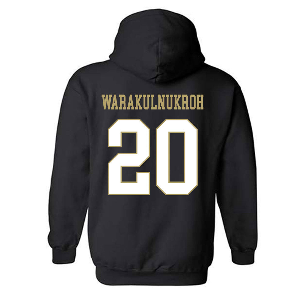 Central Florida - NCAA Men's Basketball : Poohpha Warakulnukroh - Classic Shersey Hooded Sweatshirt-1