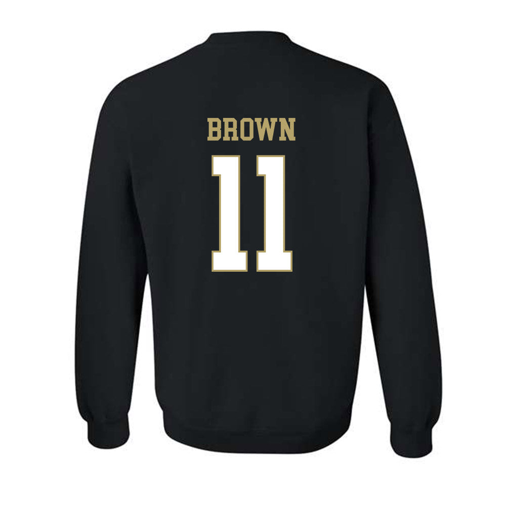 Central Florida - NCAA Football : Jacurri Brown - Classic Shersey Crewneck Sweatshirt-1